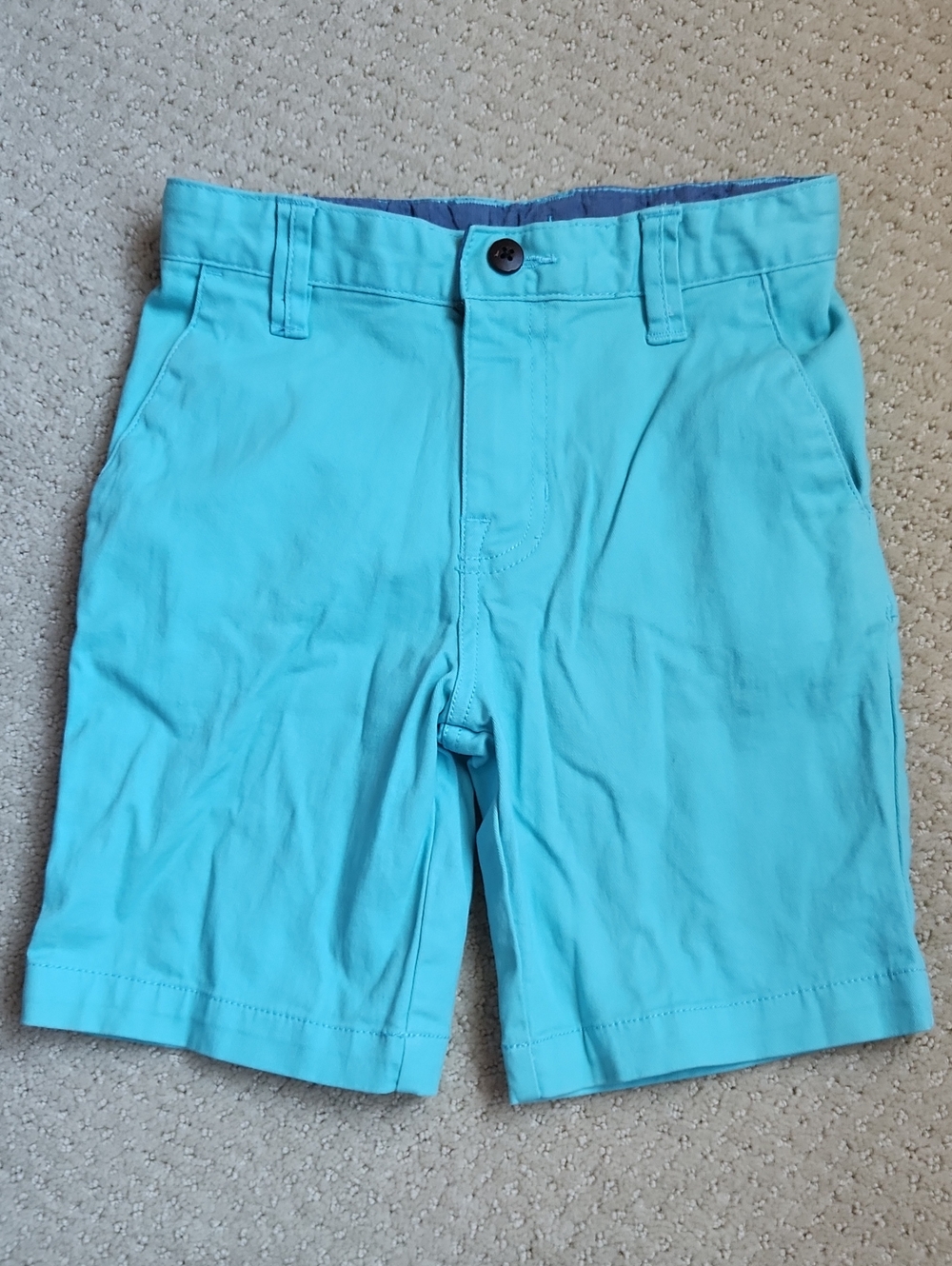 ❤️2/$20❤️wonder nation Boys' Turquoise Flat-Front Shorts
